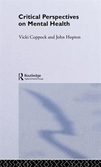 Couverture_Critical Perspectives on Mental Health