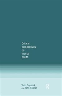 Front cover_Critical Perspectives on Mental Health