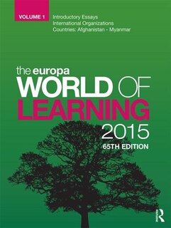 Front cover_The Europa World Of Learning 2015