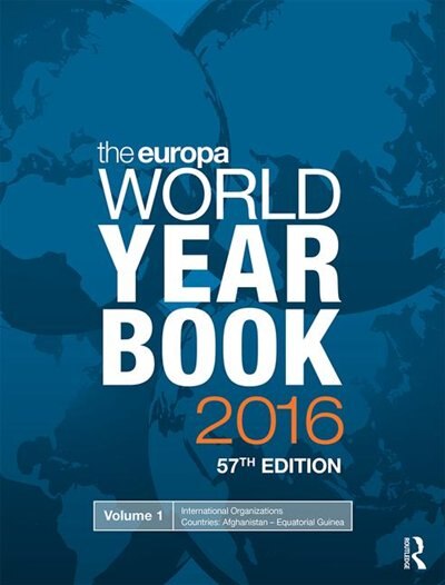 Front cover_The Europa World Year Book 2016