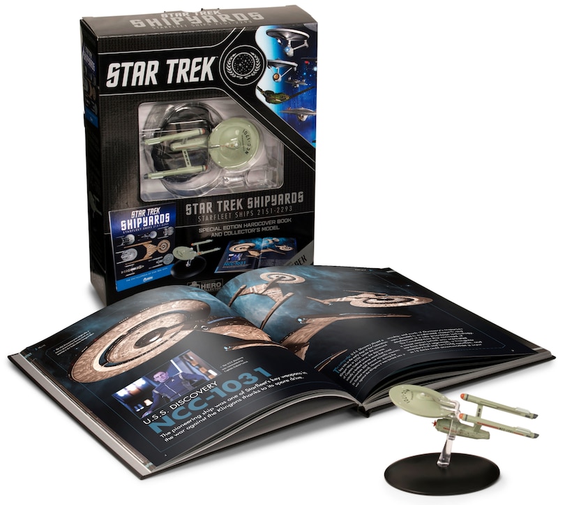 Front cover_Star Trek Shipyards Star Trek Starships: 2151-2293 The Encyclopedia of StarfleetShips Plus Collectible