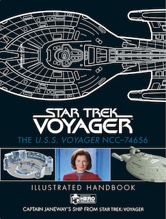 Front cover_Star Trek: The U.s.s. Voyager Ncc-74656 Illustrated Handbook Plus Collectible