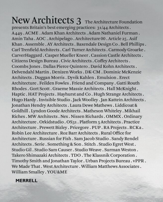Front cover_New Architects 3