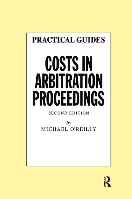 Front cover_Costs In Arbitration Proceedings