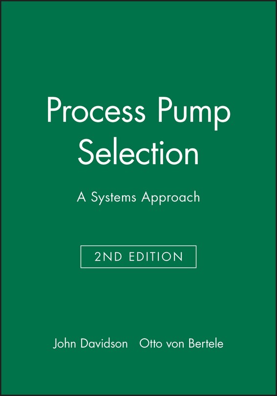 Front cover_Process Pump Selection