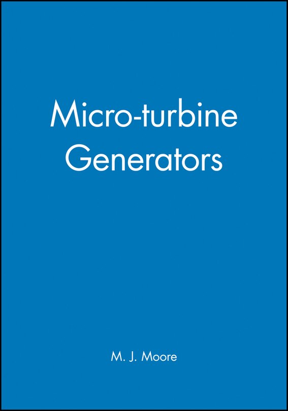 Front cover_Micro-turbine Generators