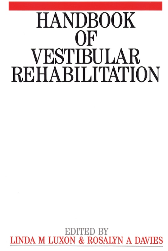 Front cover_Handbook of Vestibular Rehabilitation