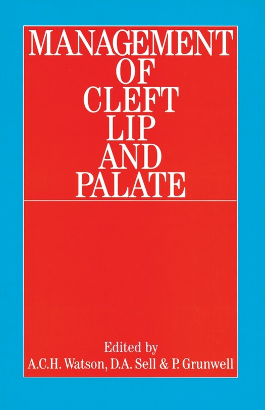 Couverture_Management of Cleft Lip and Palate