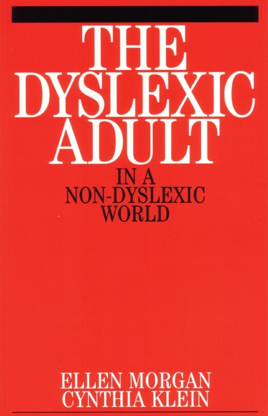 Couverture_The Dyslexic Adult in A Non-Dyslexic World