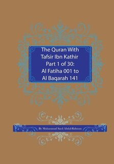 Couverture_The Quran With Tafsir Ibn Kathir Part 1 of 30