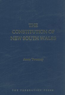 Couverture_The Constitution Of New South Wales