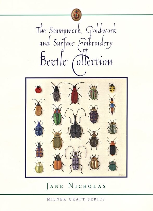 Front cover_Stumpwork, Goldwork and Surface Embroidery Beetle Collection