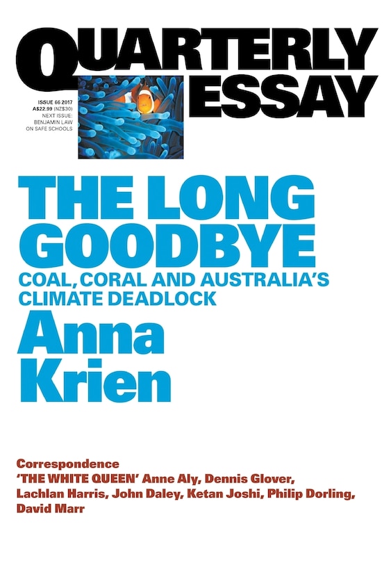Front cover_Quarterly Essay 66 The Long Goodbye