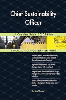 Couverture_Chief Sustainability Officer A Complete Guide - 2020 Edition