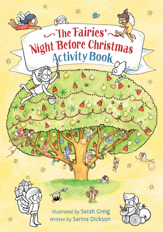 Front cover_The Fairies' Night Before Christmas Activity Book
