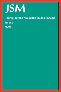 Front cover_Journal For The Academic Study Of Magic 3
