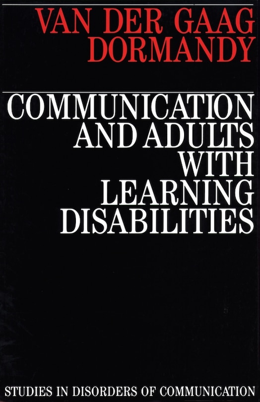 Couverture_Communication and Adults with Learning Disabilities