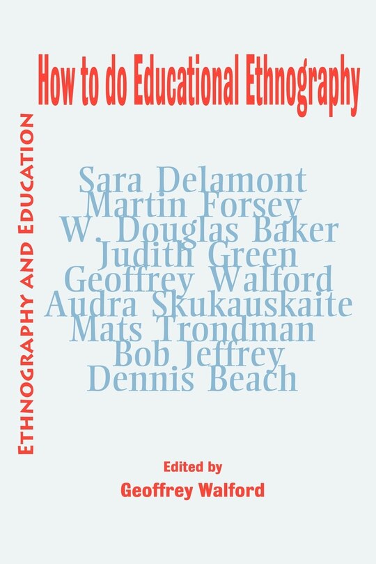 Front cover_How to do Educational Ethnography