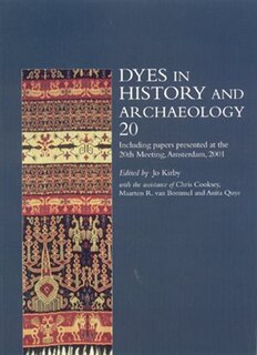 Front cover_Dyes in History and Archaeology