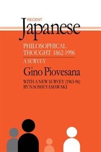 Front cover_Recent Japanese Philosophical Thought 1862-1994