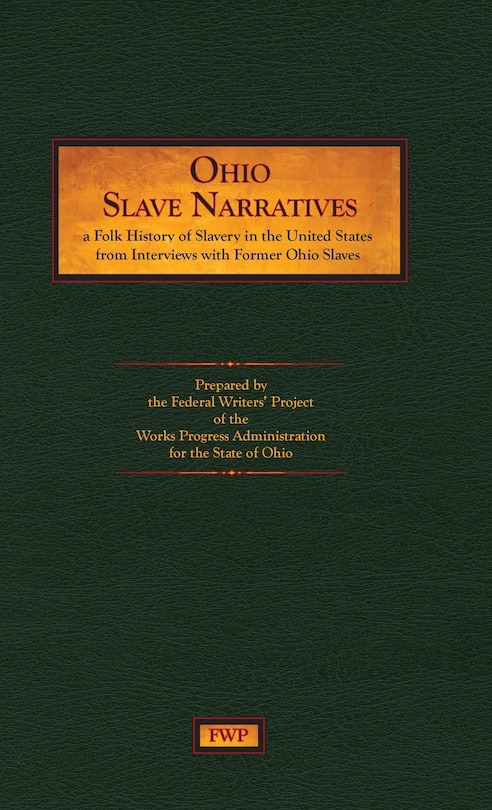 Couverture_Ohio Slave Narratives