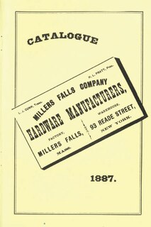 Couverture_Millers Falls Co. 1887 Catalog