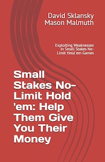 Front cover_Small Stakes No-Limit Hold 'em