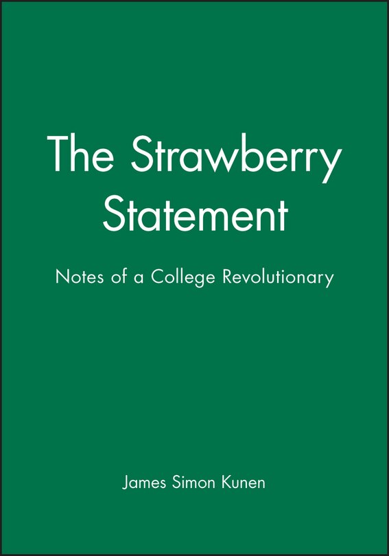 Front cover_The Strawberry Statement