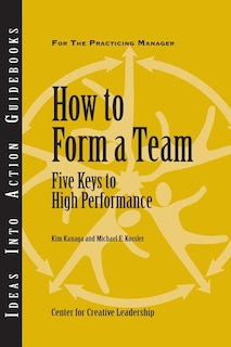 Front cover_How to Form a Team