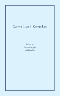 Front cover_Current Issues in Korean Law