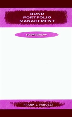 Front cover_Bond Portfolio Management
