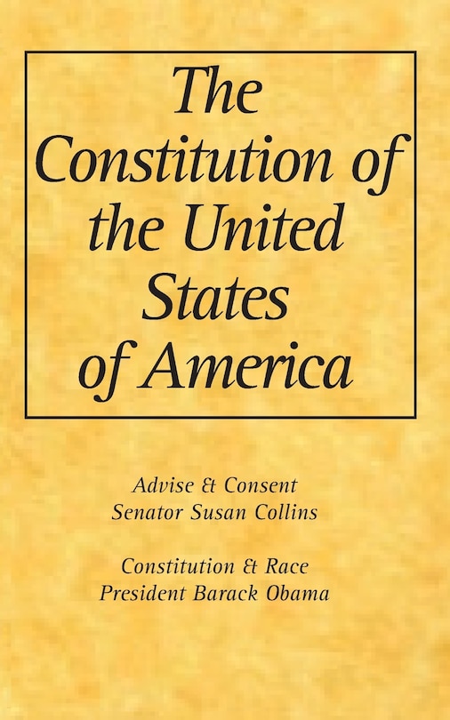 Front cover_The Constitution of the United States of America