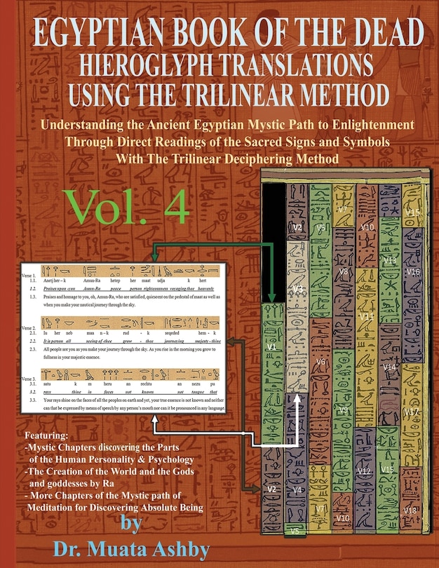 Couverture_EGYPTIAN BOOK OF THE DEAD HIEROGLYPH TRANSLATIONS USING THE TRILINEAR METHOD Volume 4