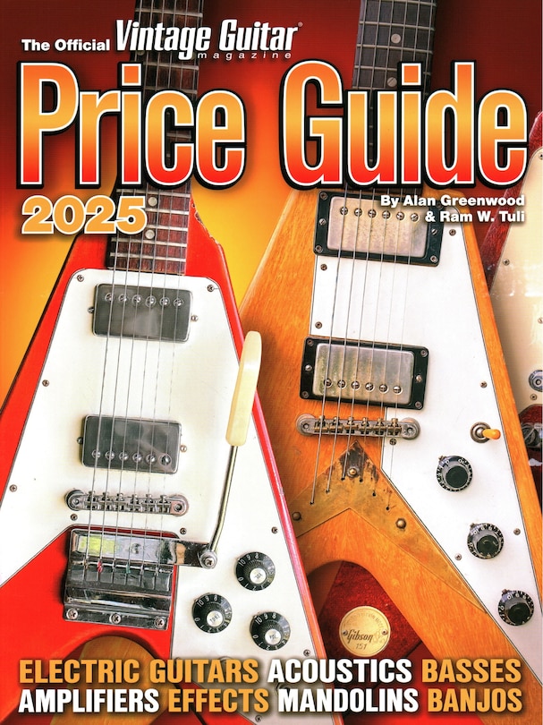 Front cover_The Official Vintage Guitar Magazine Price Guide 2025