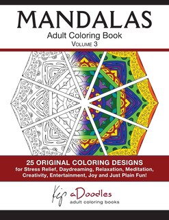 Front cover_Mandalas: Adult Coloring Book, Volume 3