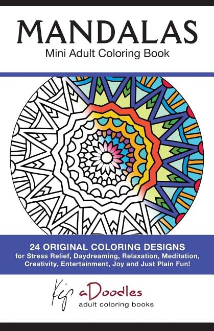 Couverture_Mandalas: Mini Adult Coloring Book