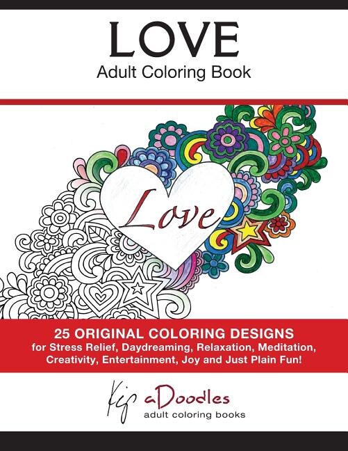 Couverture_Love - Volume 1 - Adult Coloring Book