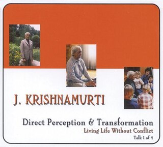 Couverture_Direct Perception & Transformation: Series: Living Life Without Conflict, Talk 1