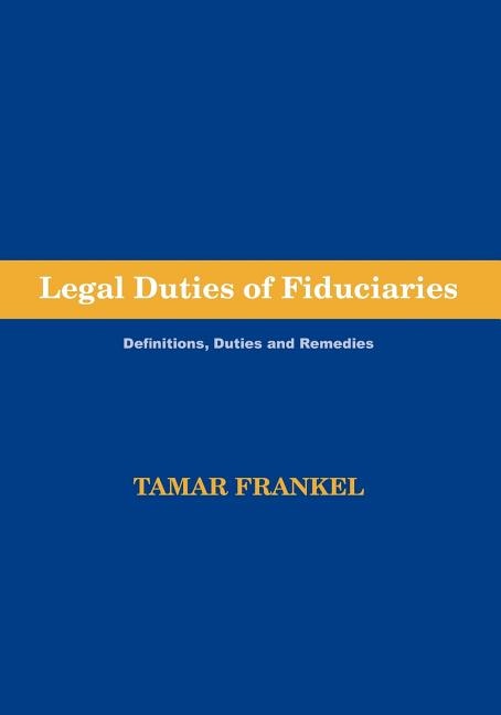 Front cover_Legal Duties of Fiduciaries