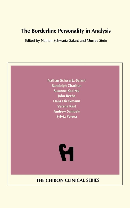 Couverture_The Borderline Personality in Analysis (Chiron Clinical Series)