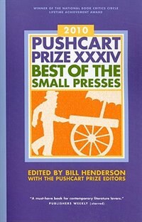 Front cover_The Pushcart Prize Xxxiv   2010 Edition