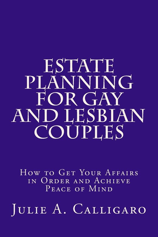Front cover_Estate Planning For Gay And Lesbian Couples