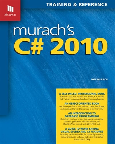 Couverture_Murach's C# 2010