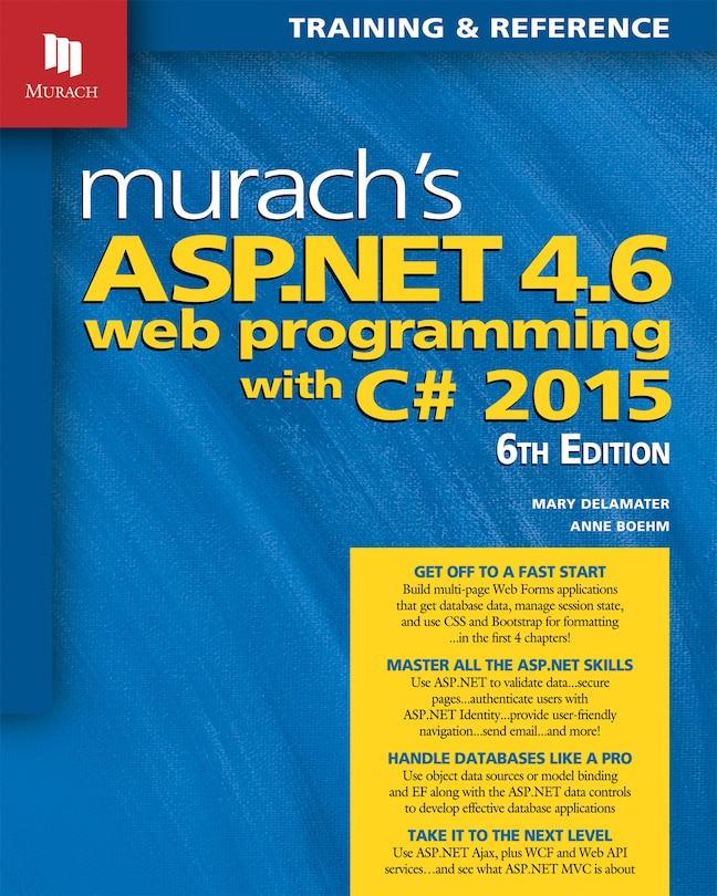 Couverture_Murach's ASP.Net 4.6 Web Programming with C# 2015