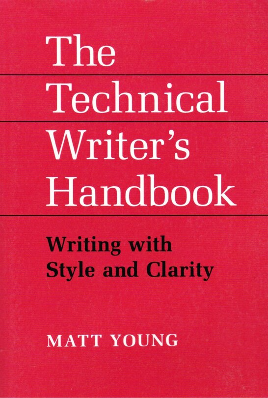 Front cover_The Technical Writer's Handbook