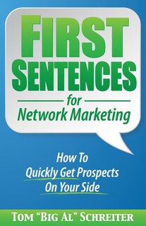 Couverture_First Sentences For Network Marketing