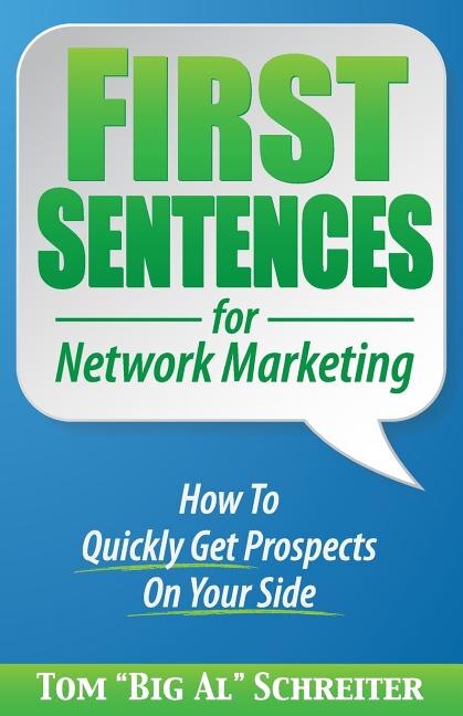 Couverture_First Sentences For Network Marketing