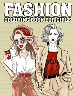 Front cover_Fashion Coloring Book For Girls