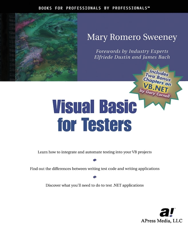Front cover_Visual Basic for Testers