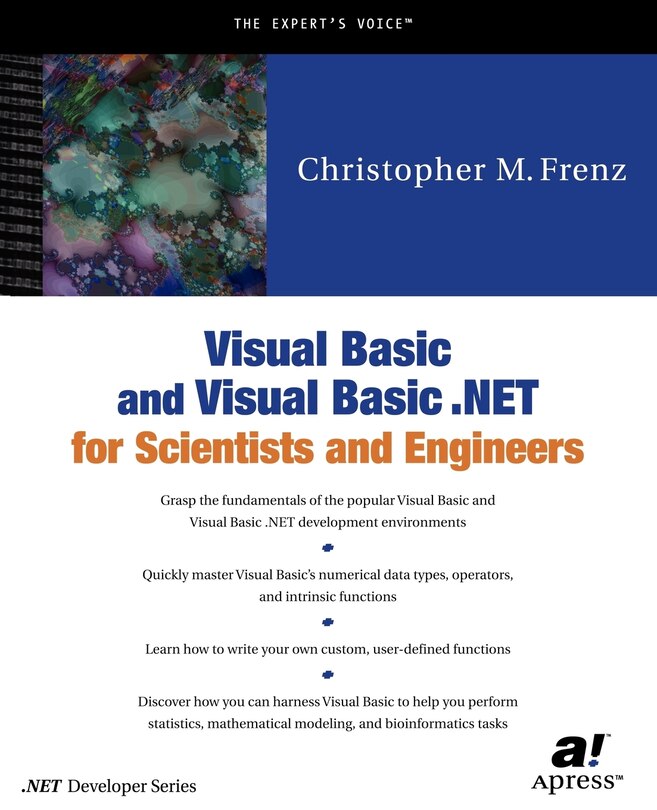 Front cover_Visual Basic and Visual Basic .NET for Scientists and Engineers